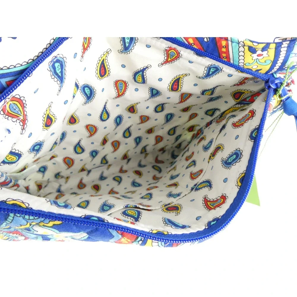 Vera Bradley Marina Paisley Mailbag Hipster NWT